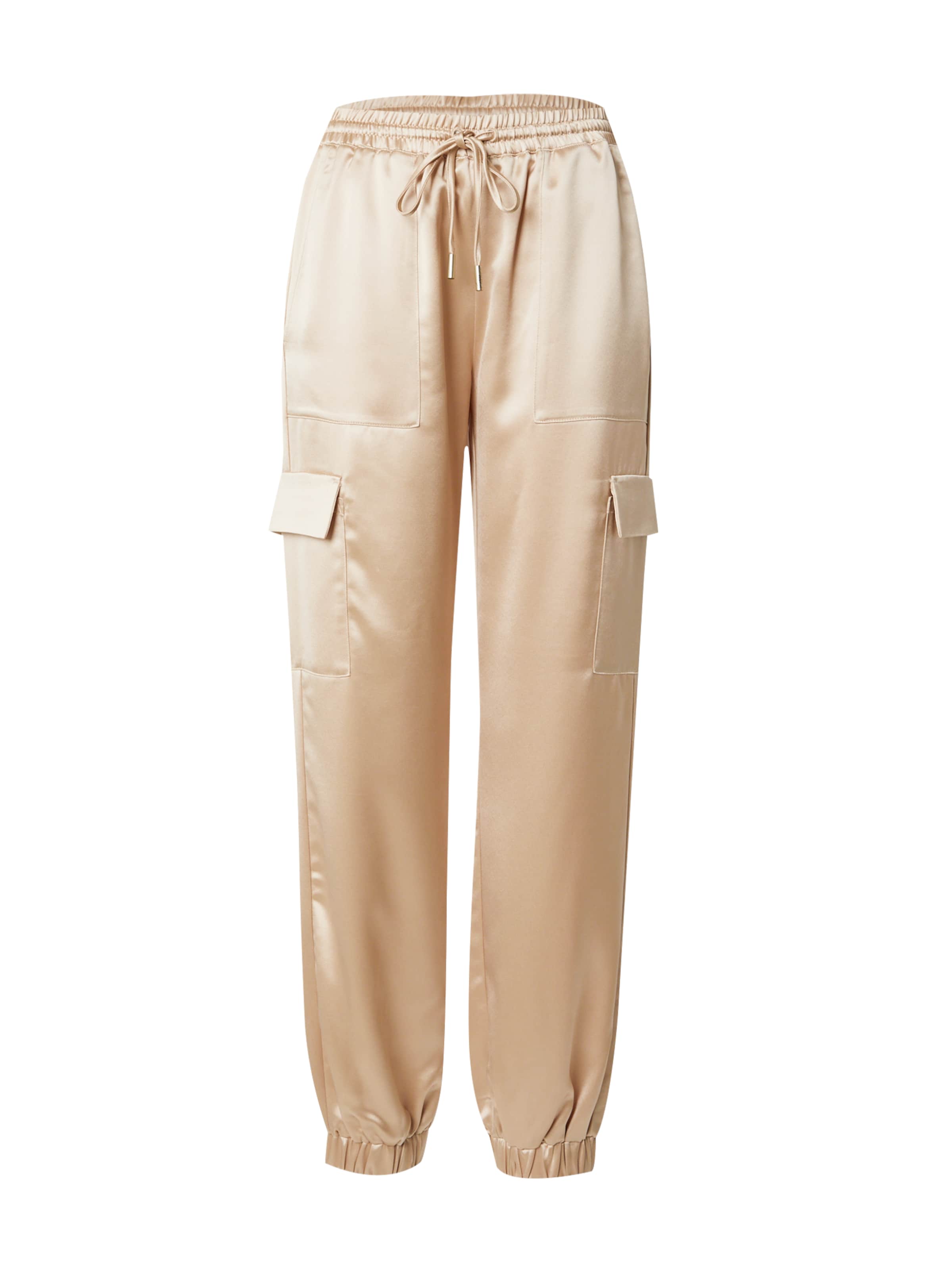 GUESS Tapered Broek 'NEW MARZIA' in Grijs: voorkant