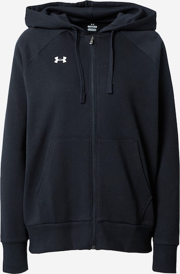 UNDER ARMOUR Veste de survêtement en noir / blanc, Vue avec produit