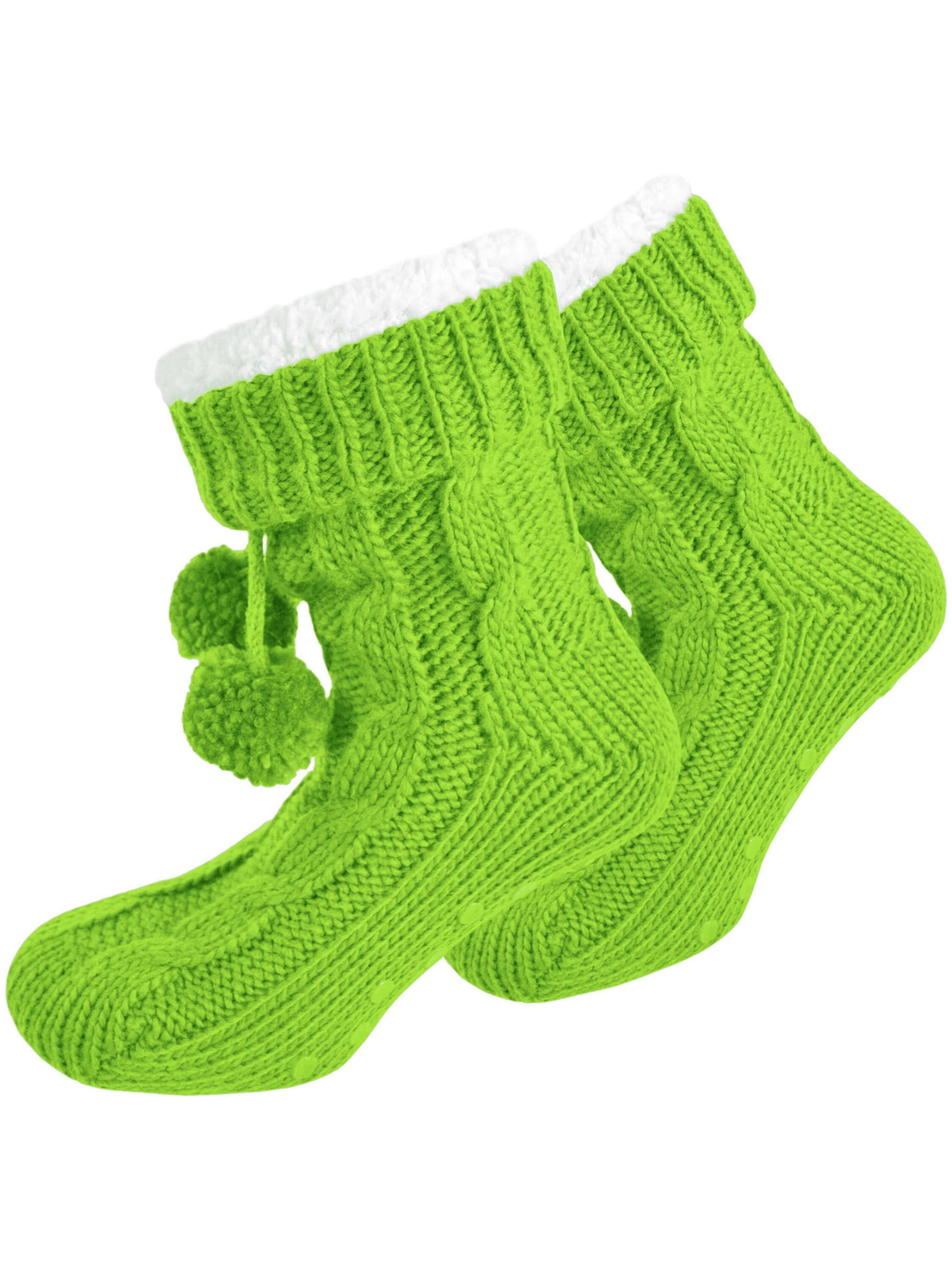 normani Socks in Green: front