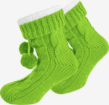 normani Socks in Green: front