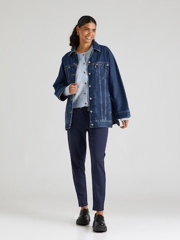 ZABAIONE - Tapered Pantalón plisado 'Le44andra' en azul