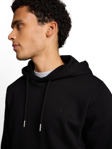 TOM TAILOR DENIM Sweatshirt in Schwarz