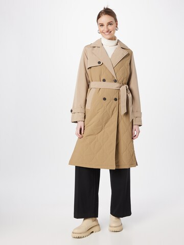 VERO MODA Between-seasons coat 'SUTTON' in Brown: front