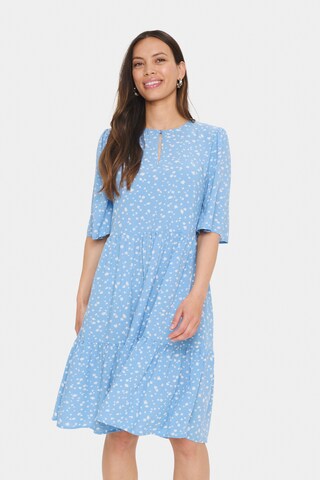 SAINT TROPEZ - Vestido 'SZEda' em azul: frente