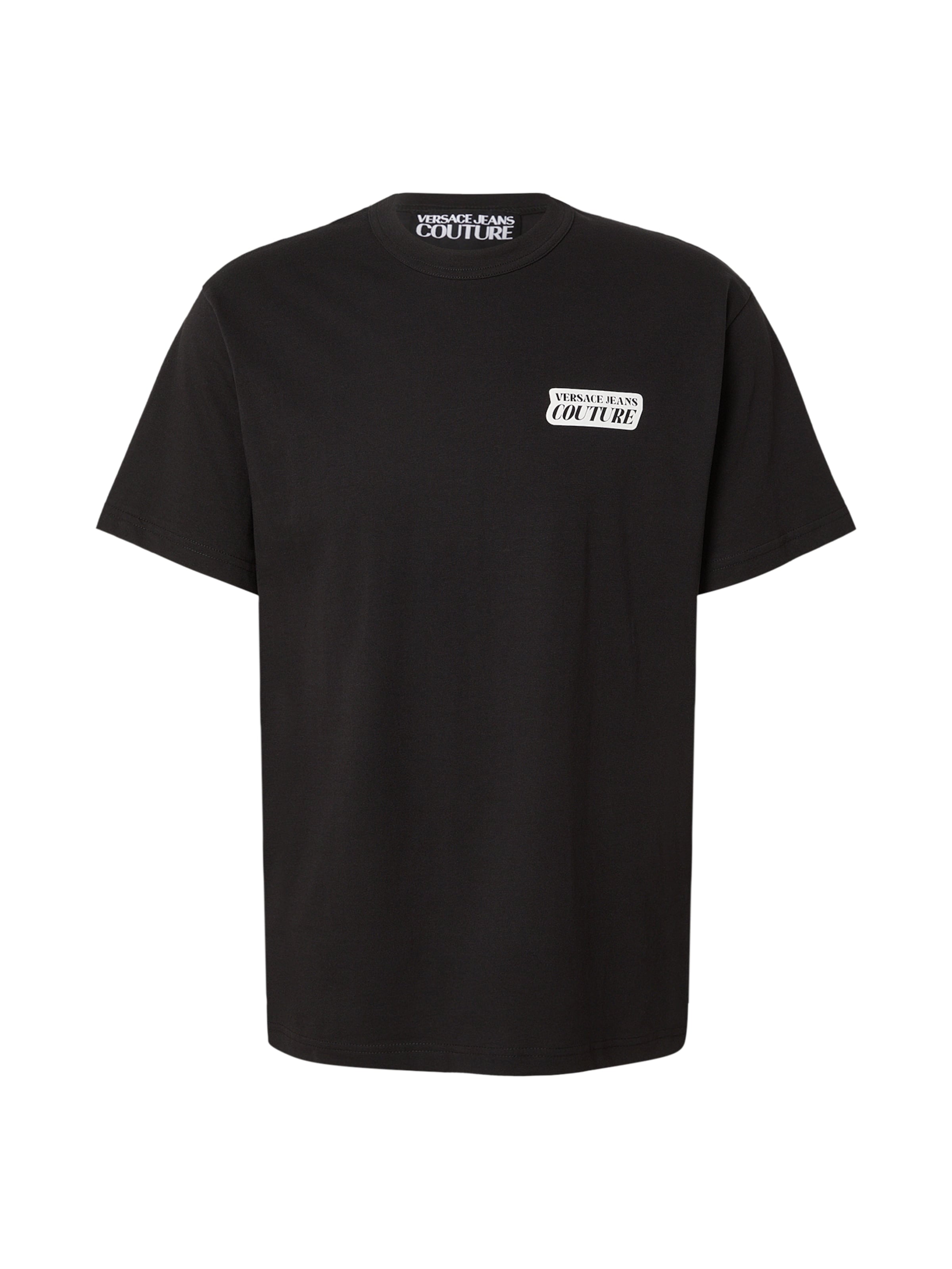 T-Shirt '80GAHT18' Versace Jeans Couture en noir : devant