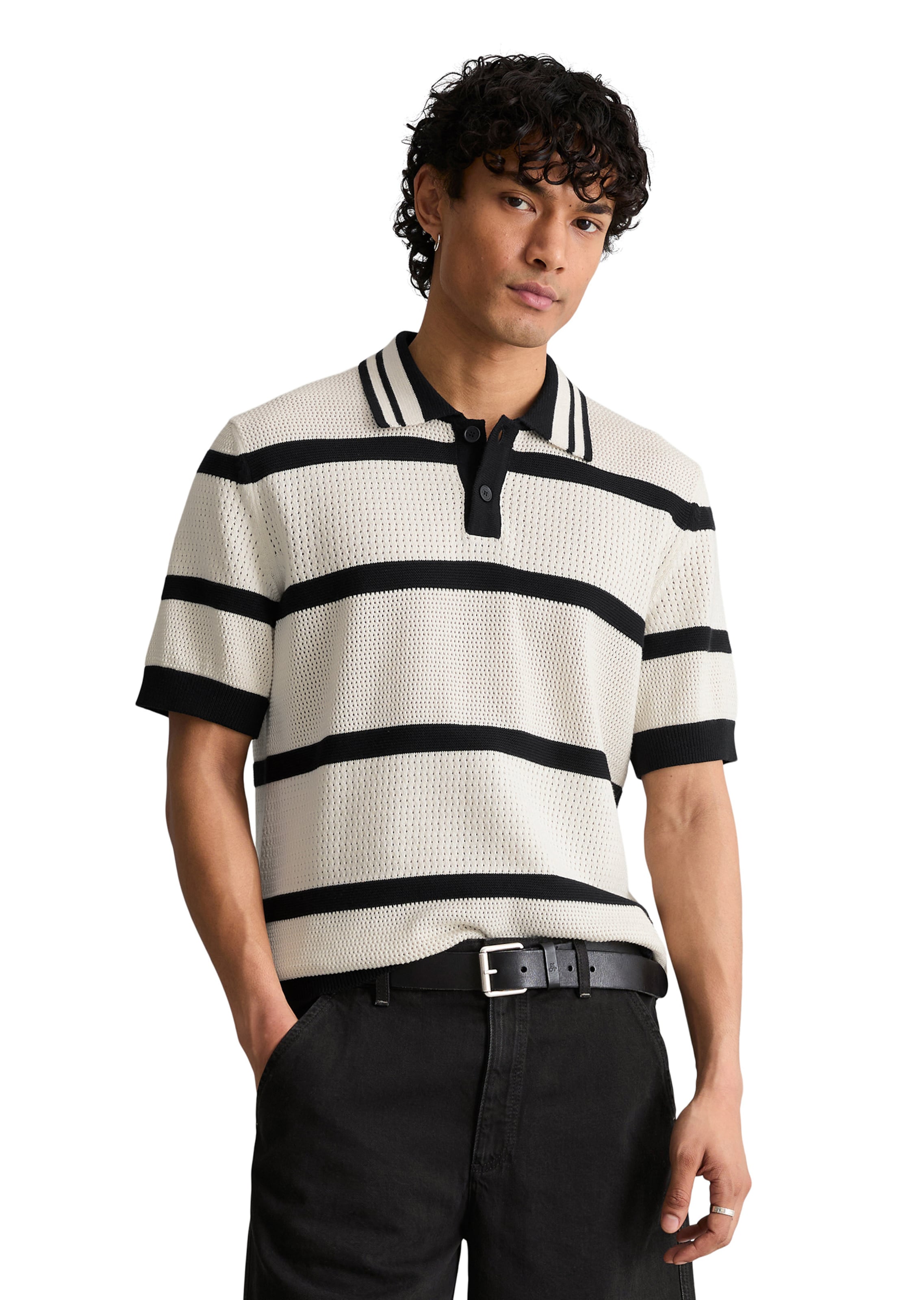Marc O'Polo DENIM Trui in Wit: voorkant