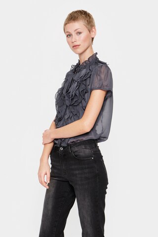 SAINT TROPEZ Blouse 'Lilja' in Blue: front