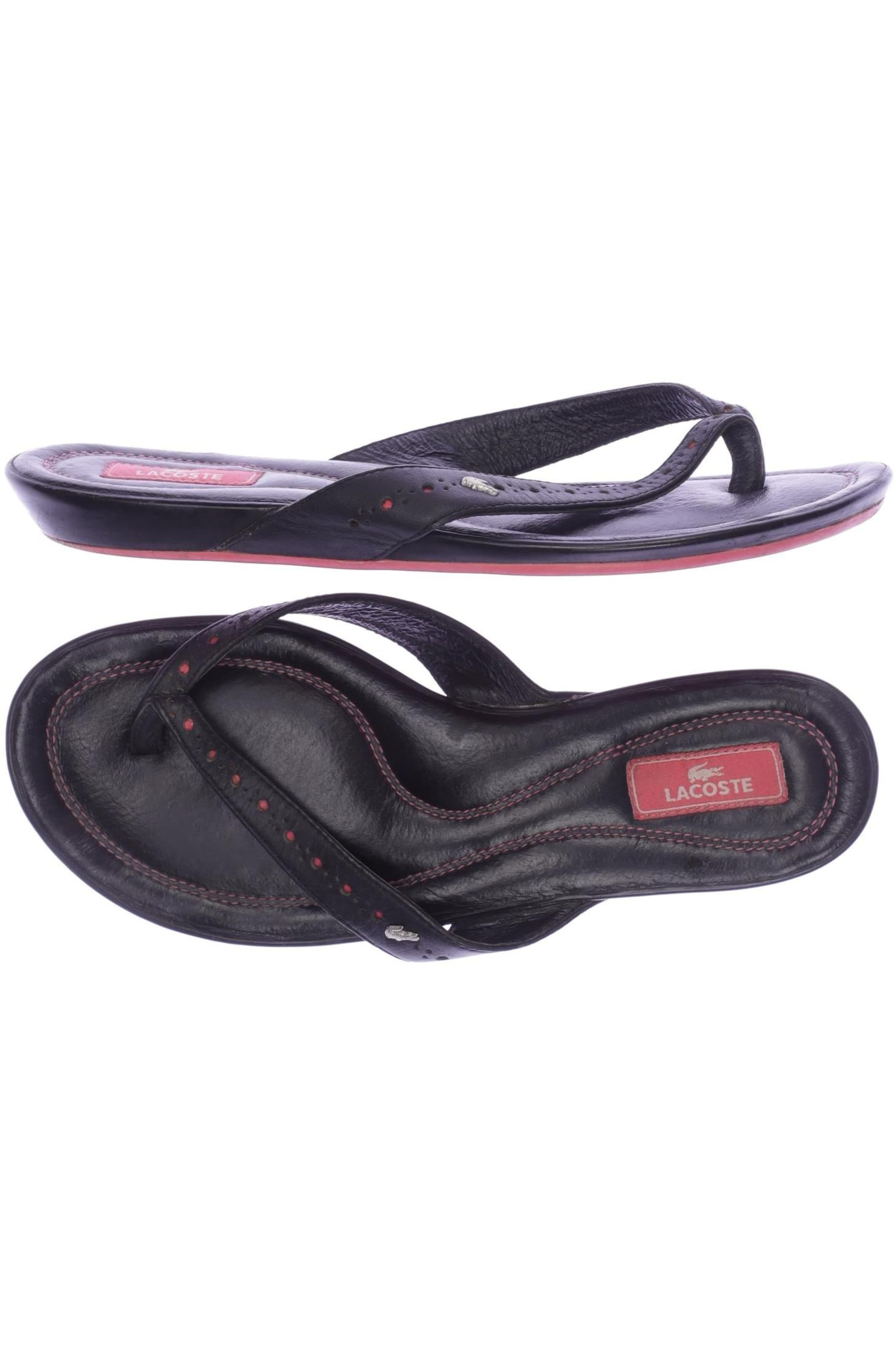 LACOSTE Sandals & High-Heeled Sandals in 35 in Black: front