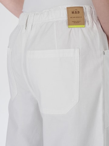 Barrel Jean M.O.D MIRACLE OF DENIM en blanc