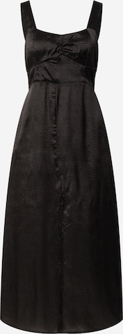 Robe d’été 'GRACIEUSE' Bizance Paris en noir : devant