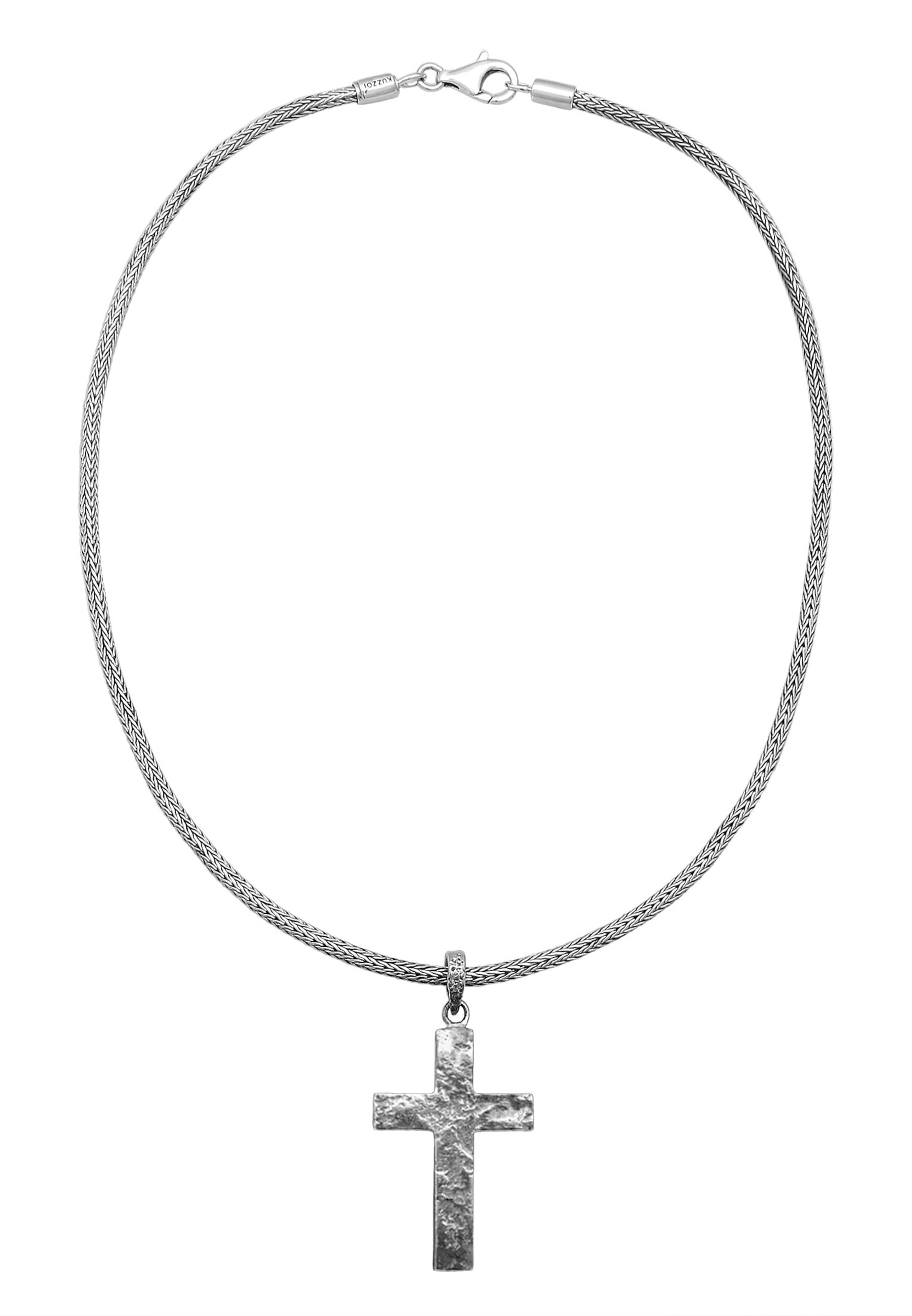 KUZZOI Kett 'Kreuz', värv hall: eest vaates