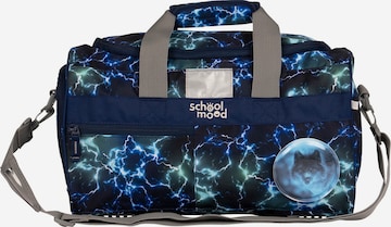 Borsa sportiva di School-Mood in blu: frontale