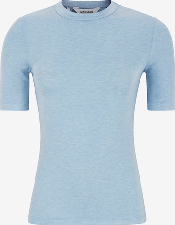 T-shirt 'SRRoman' Soft Rebels en bleu : devant