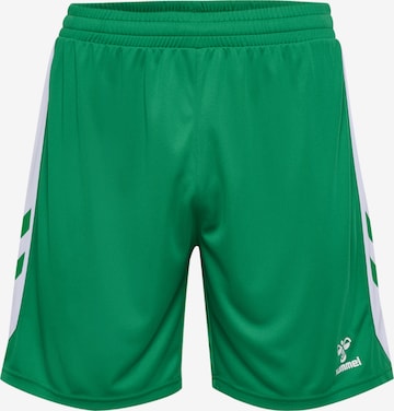 Hummel Loosefit Sportbroek 'Match' in Groen: voorkant