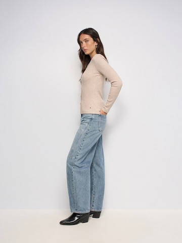 Salsa Jeans Langarm-shirts in Weiß
