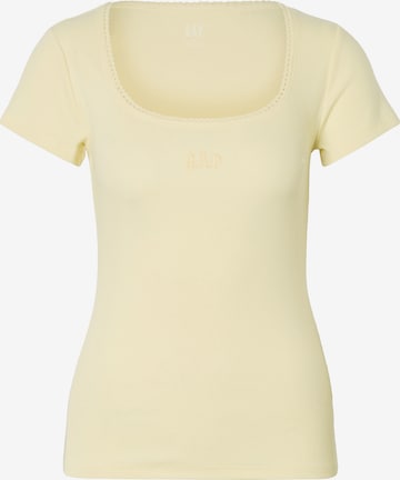 GAP Тениска в жълто: отпред