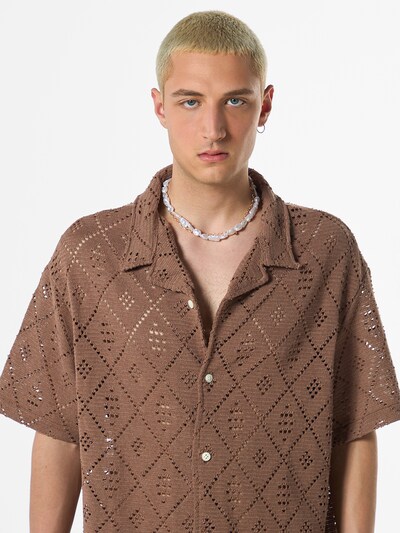 VAMOS CLO Button Up Shirt in Brown, Item view