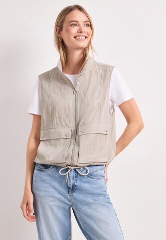 STREET ONE Weste in Beige: Vorderseite