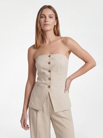 AMALY Топ в Бежевый: спереди