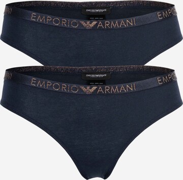 Emporio Armani Slip in Blauw: voorkant