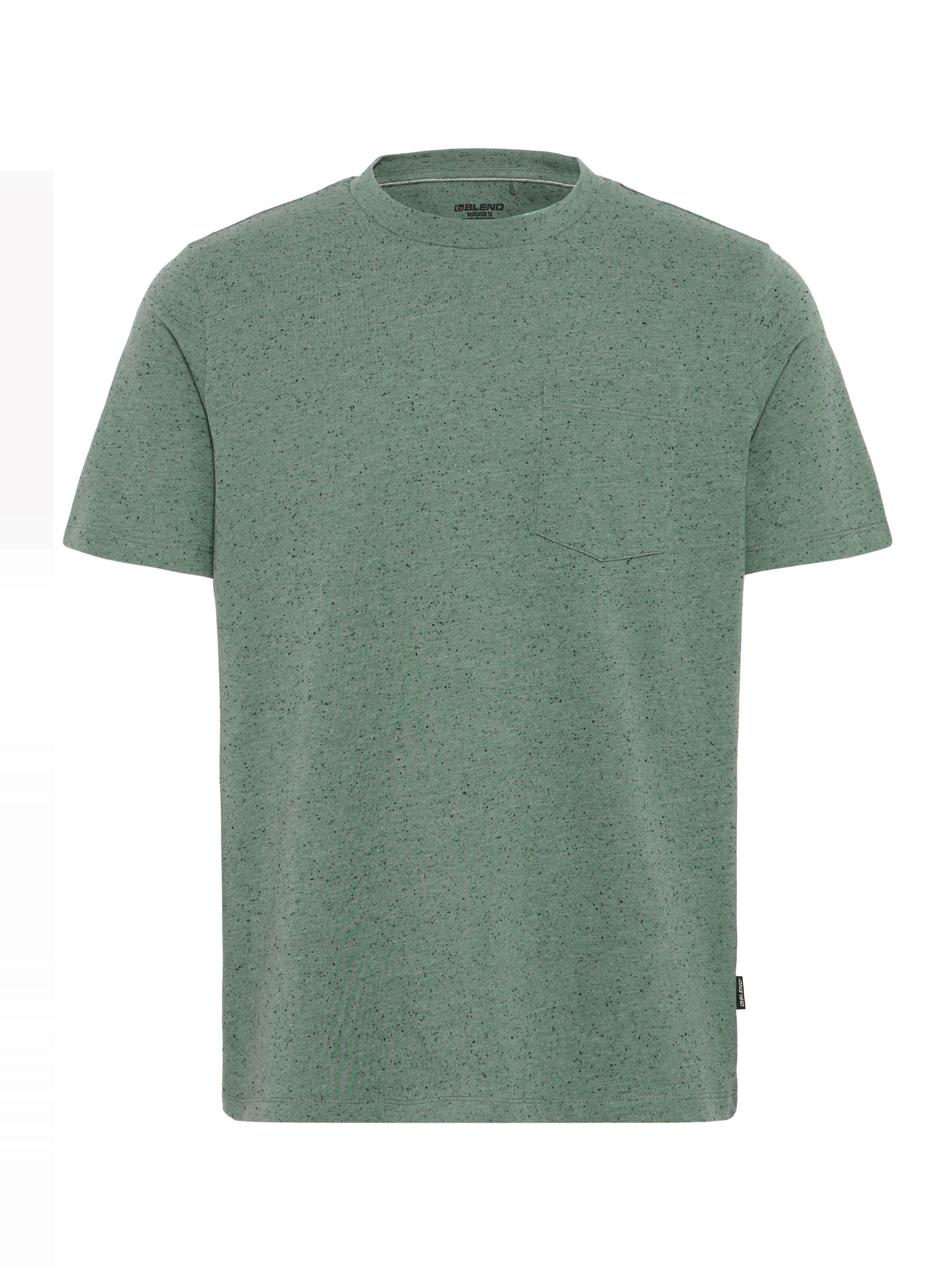 T-Shirt ' BHJEVAN ' BLEND en vert : devant