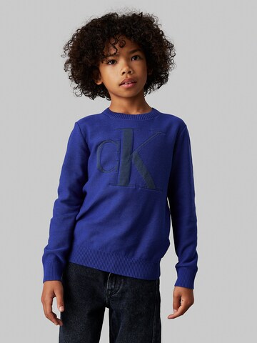 Calvin Klein Jeans Pullover in Blau: Vorderseite