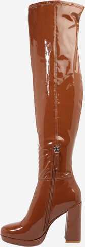 STEVE MADDEN Over the Knee Boots 'Magnifico' in Brown