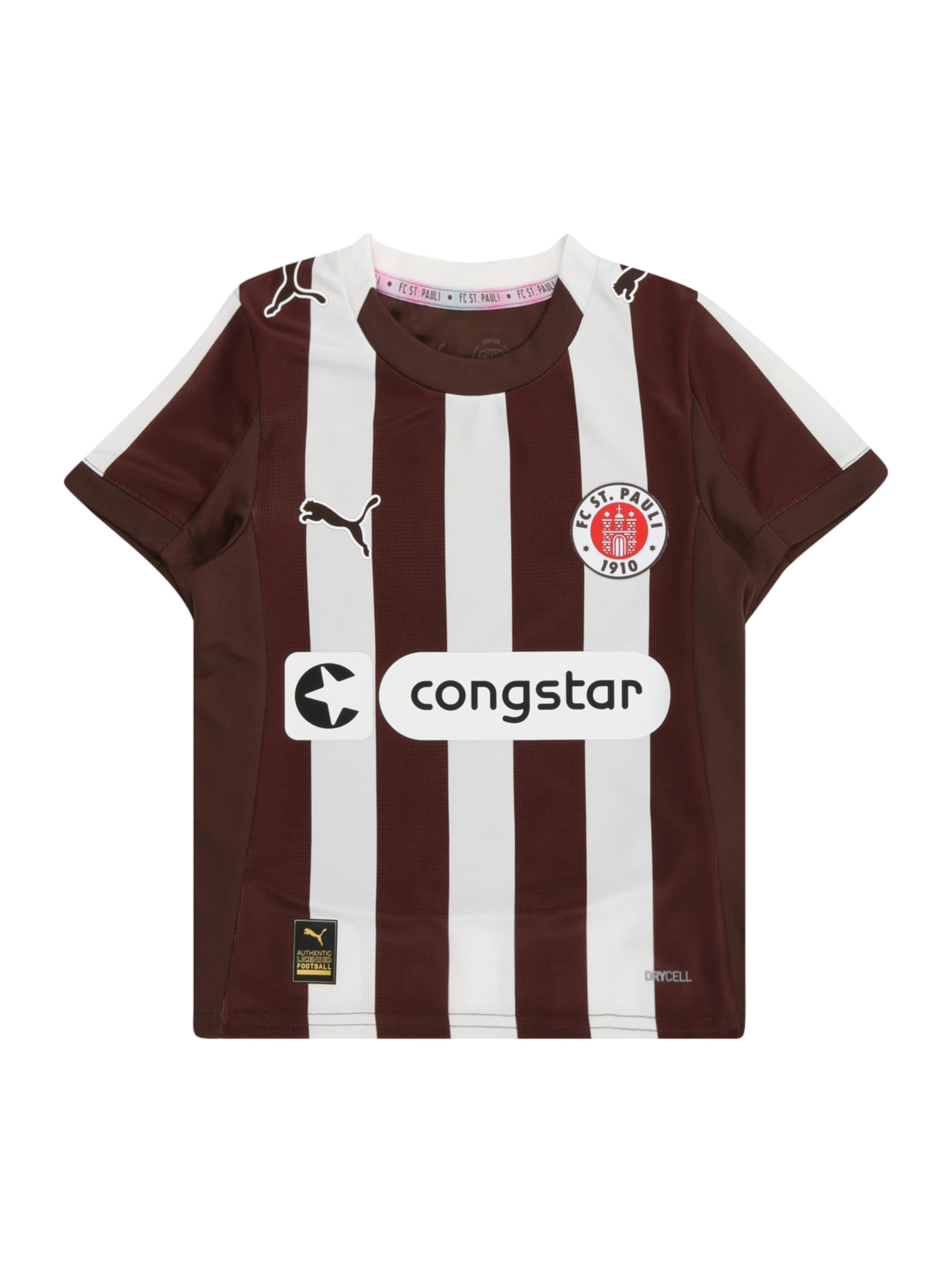 Tricou funcțional 'FC St. Pauli 25/26' de la PUMA pe maro: față