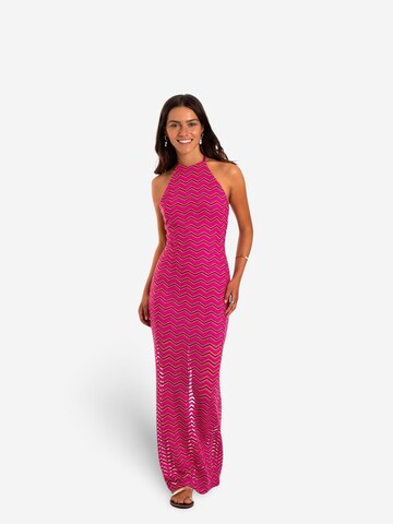 THE-ARE - Vestido de malha em rosa