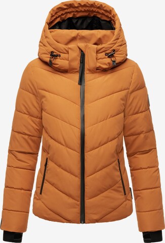 Veste d’hiver MARIKOO en orange : devant