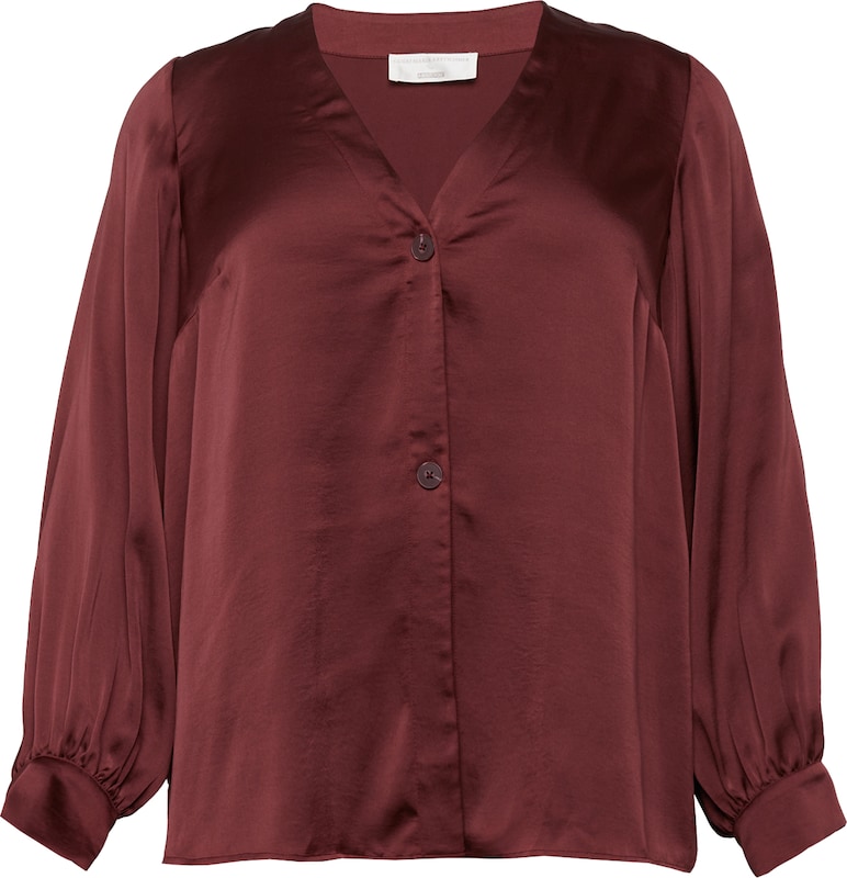 Guido Maria Kretschmer Curvy Collection Bluse 'Rita' in Braun Guido Maria Kretschmer Curvy Collection Bluse 'Rita' in Braun