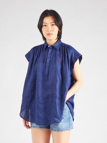 Camicia da donna di Polo Ralph Lauren in blu: frontale