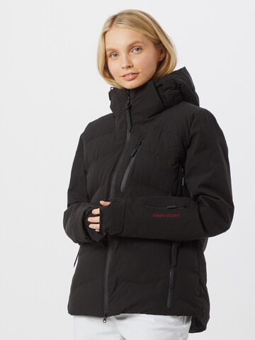 Superdry Snow Sports jacket in Black: front