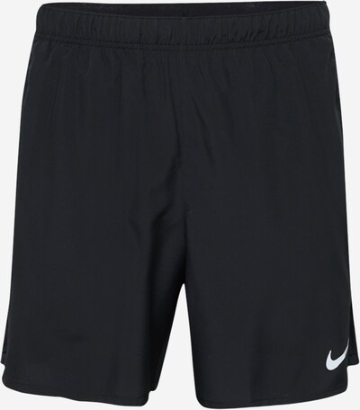 NIKE Pantalon de sport 'Challenger' en noir / blanc, Vue avec produit