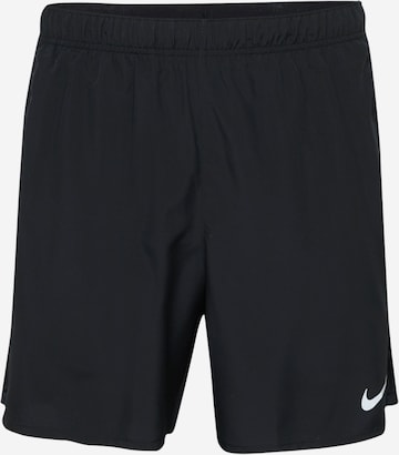 NIKE - Regular Calças de desporto 'Challenger' em preto: frente