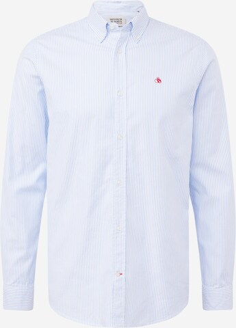 Coupe regular Chemise 'Essential' SCOTCH & SODA en bleu : devant