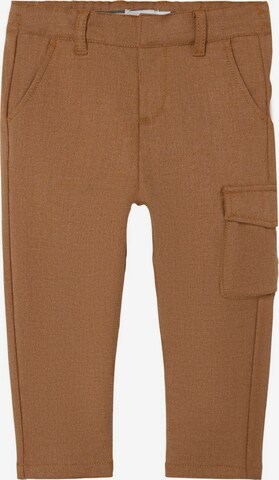 Coupe slim Pantalon NAME IT en marron : devant