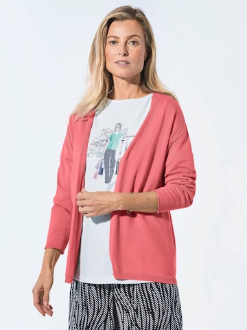 Goldner Knit cardigan in Pink: front