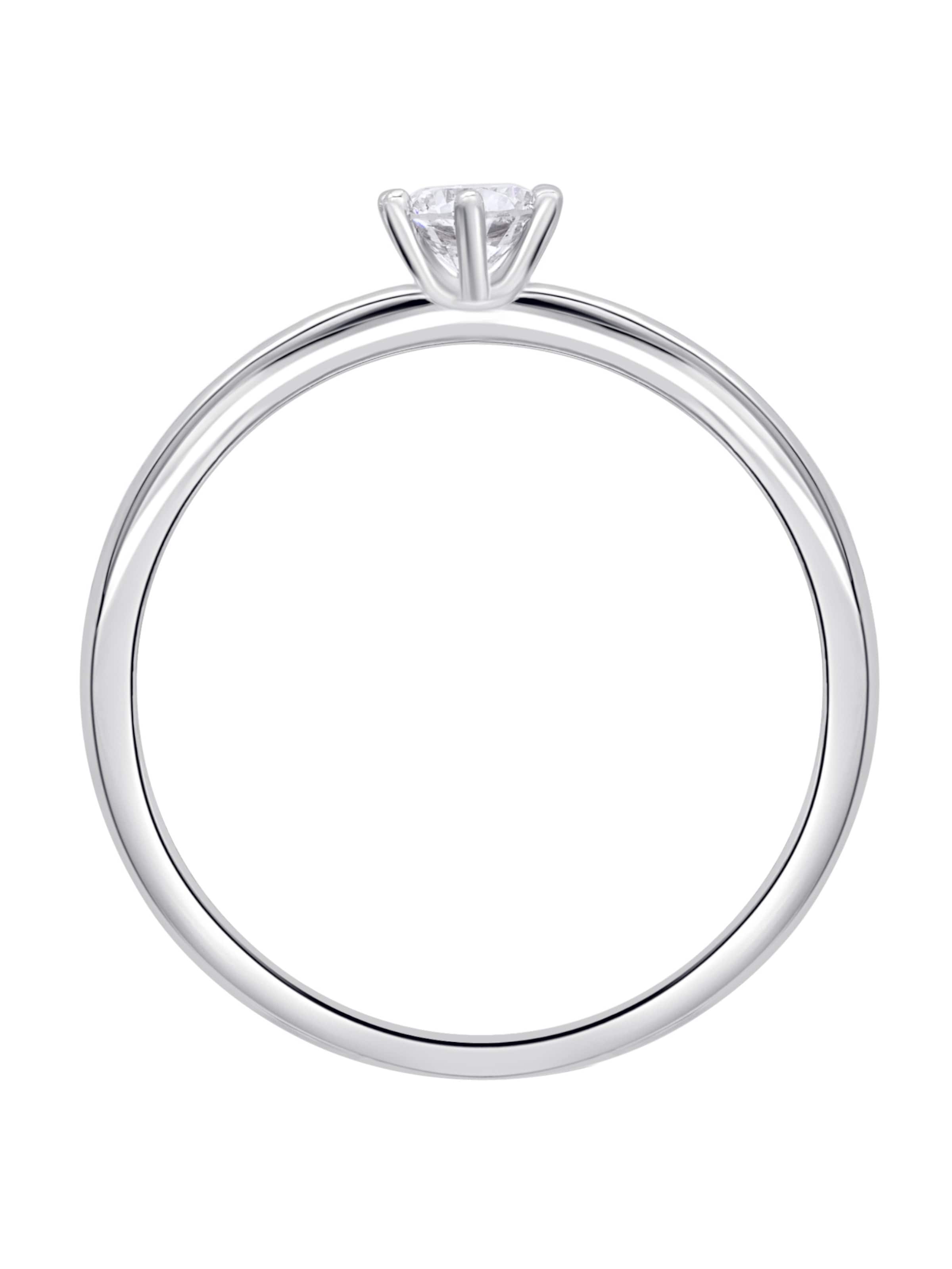 ONE ELEMENT Ring in Silber: Vorderseite
