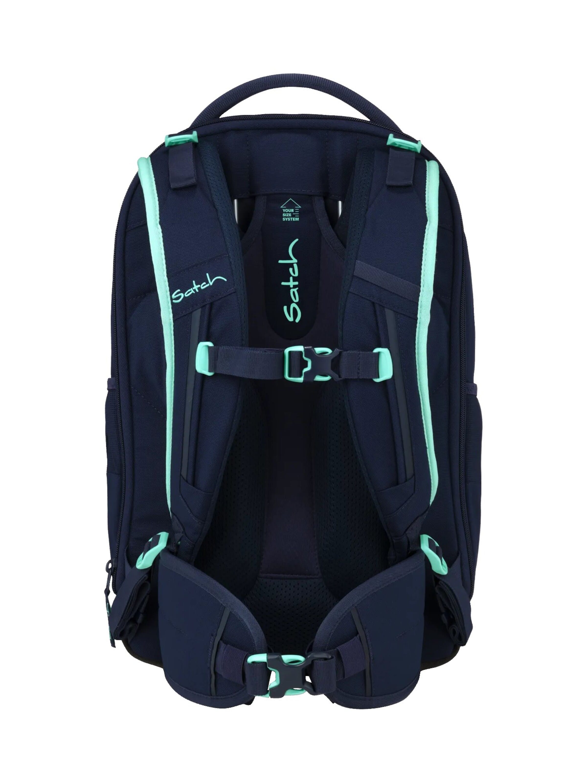 Satch Backpack 'Schulrucksack match plus' in Blue