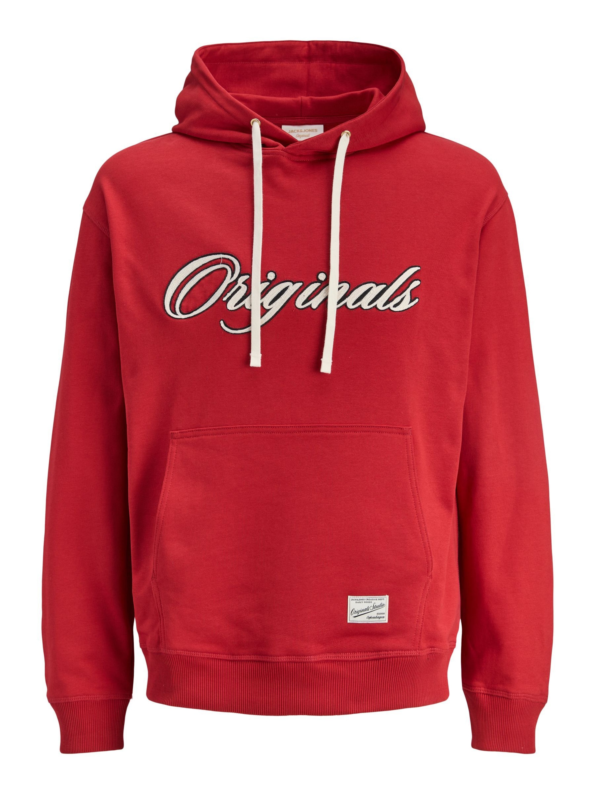 Felpa di JACK & JONES in rosso: frontale