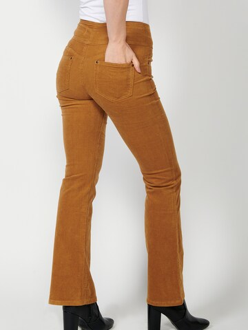 Bootcut Pantalon KOROSHI en beige
