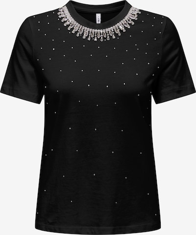 ONLY T-shirt 'JULIA' en noir / argent, Vue avec produit