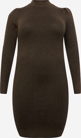 Rochie tricotat 'CANA' PIECES Curve pe verde închis, Vizualizare produs