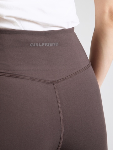 Girlfriend Collective Skinny Workout Pants in Brown