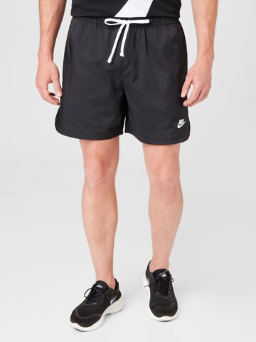 Nike Sportswear Regular Shorts 'Essentials' in Schwarz: predná strana