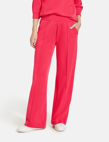 GERRY WEBER Wide Leg Hose in Rot: predná strana