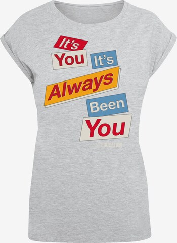 F4NT4STIC Shirt 'Sex Education It Always Been You Netflix TV Series' in Grey: front