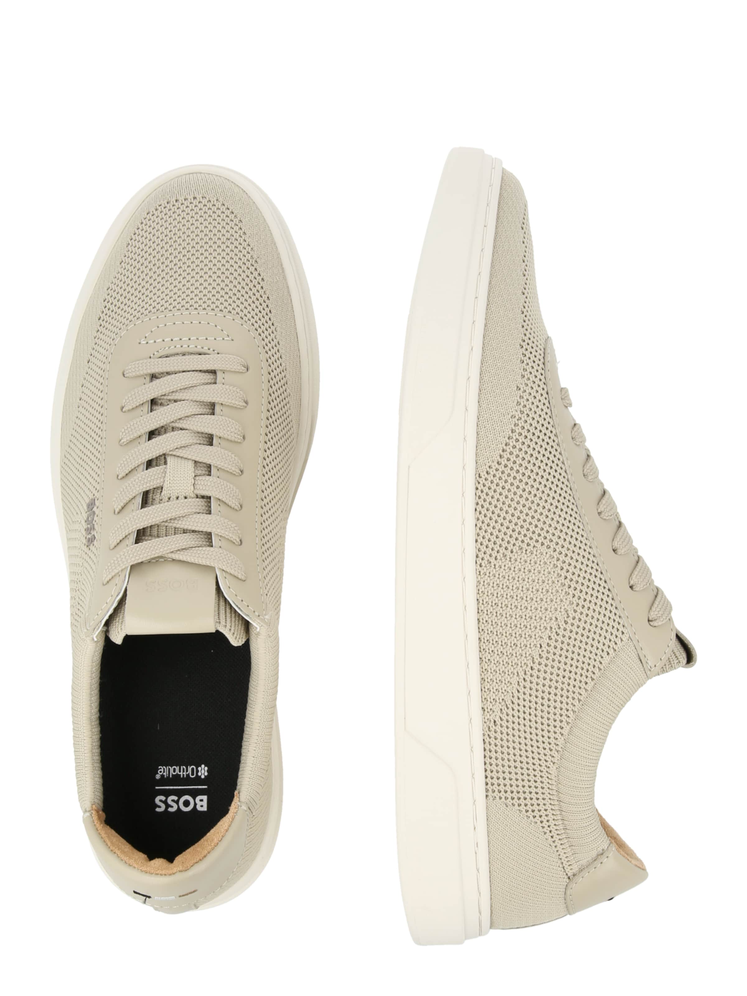 BOSS Rövid szárú sportcipők 'Kieran' - bézs