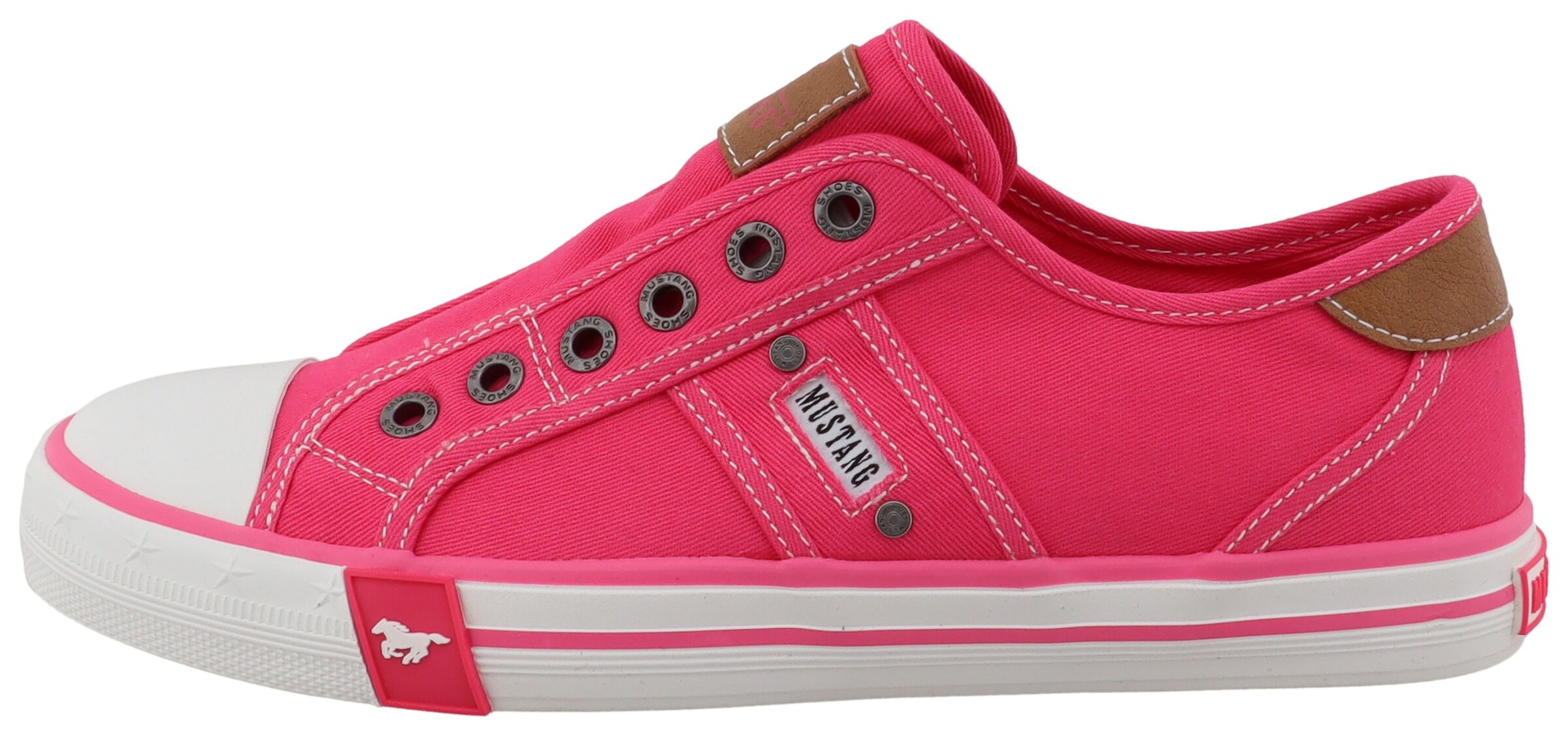 MUSTANG Slip-Ons in Pink